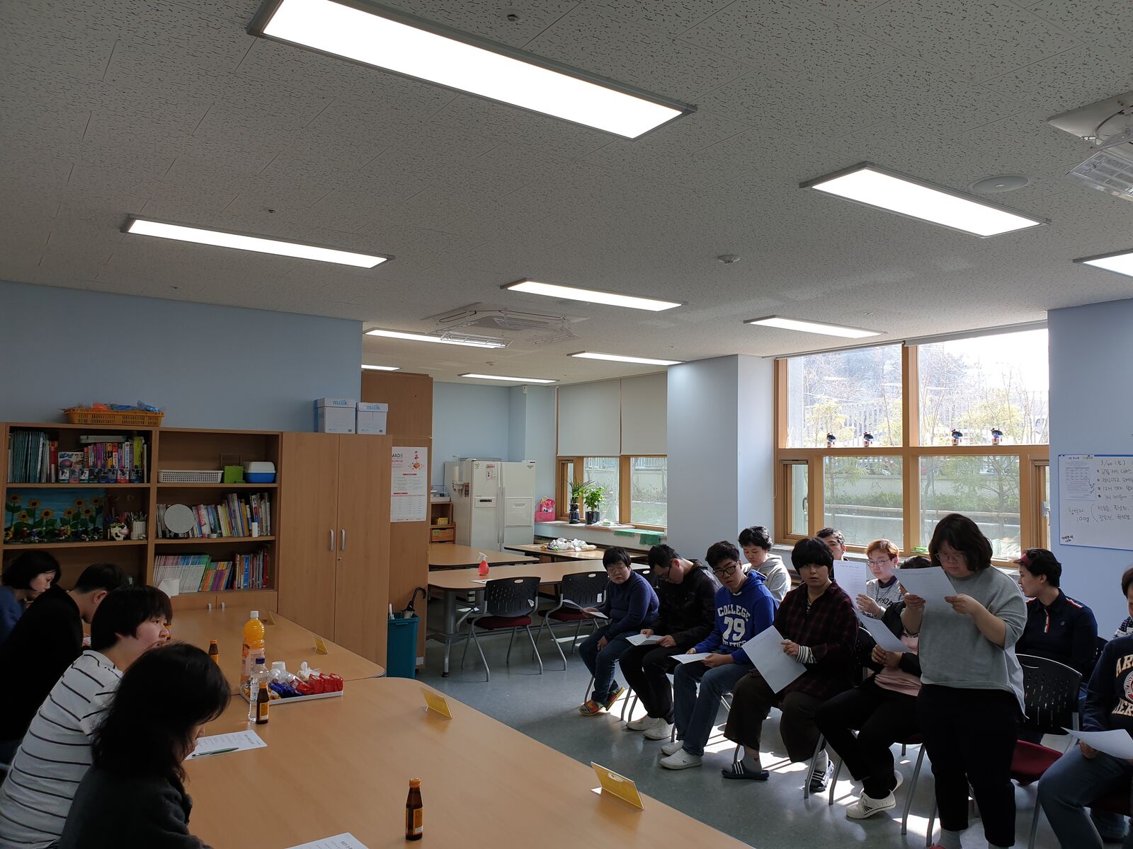 직업훈련실 취업자선후배만남